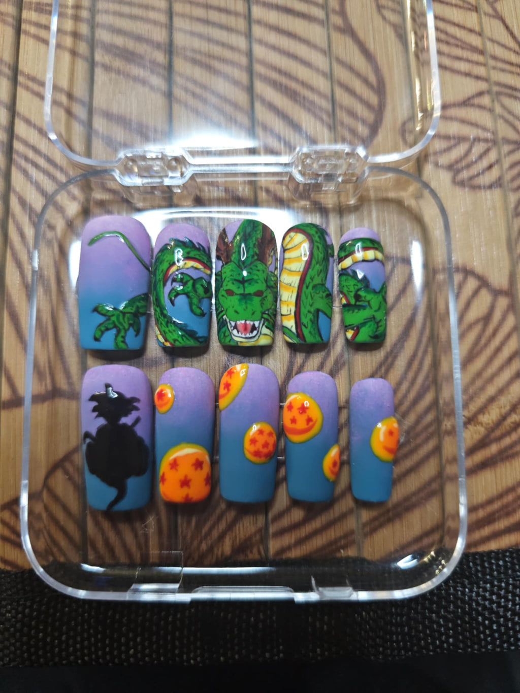 Press on Nails "Shenron" by Pokénails Studio