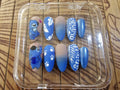 set Press-on Nails "Stitch - Ohana" Collection Disney